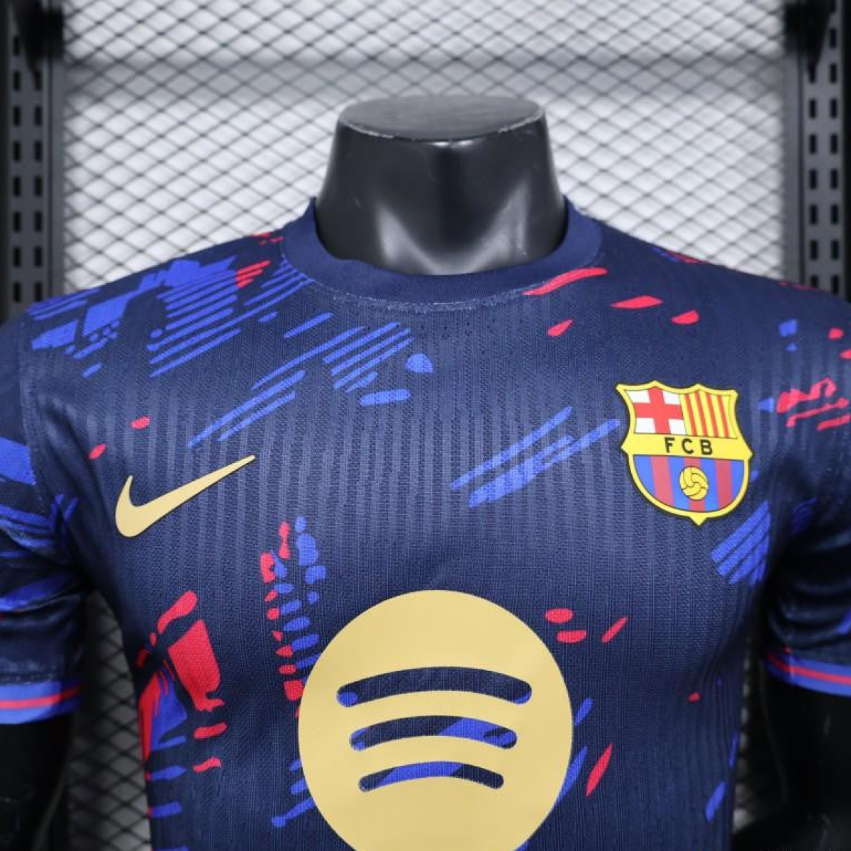 Player Version 25/26 FC Barcelona Navy Blue with Spotify Sponsor Jersey