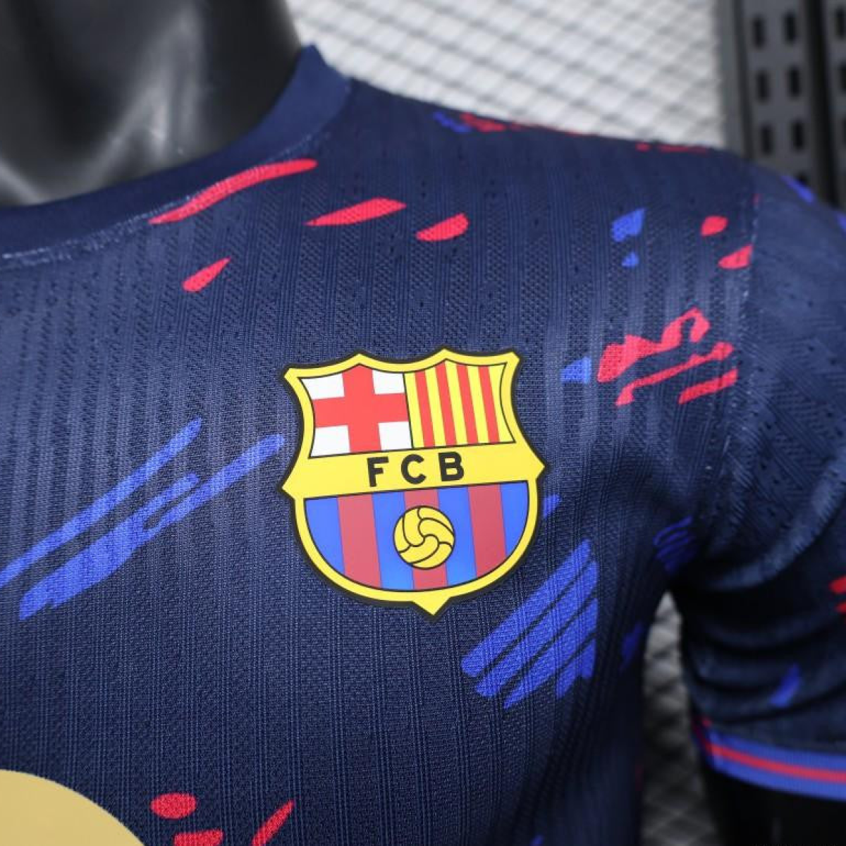 Player Version 25/26 FC Barcelona Navy Blue with Spotify Sponsor Jersey