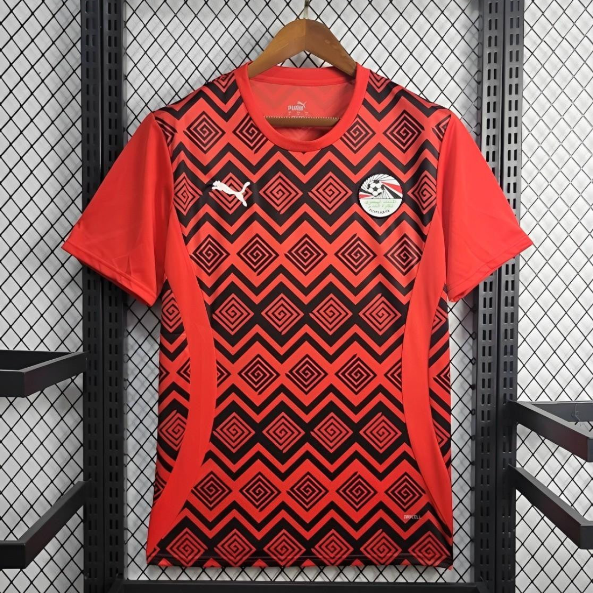 2024 Egypt Pre-match Red Training Jersey