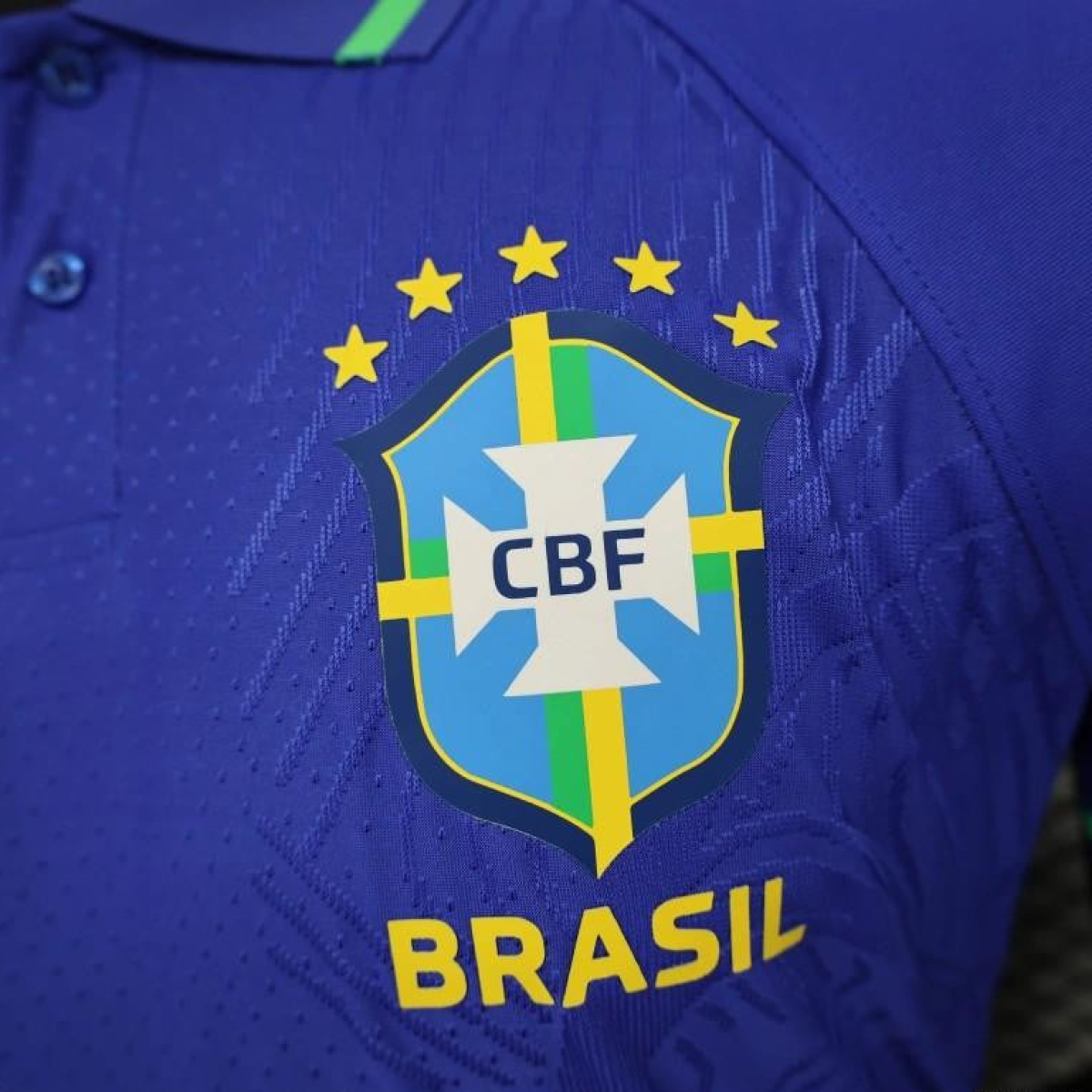 25/26 Player Version Brazil POLO Blue Jersey