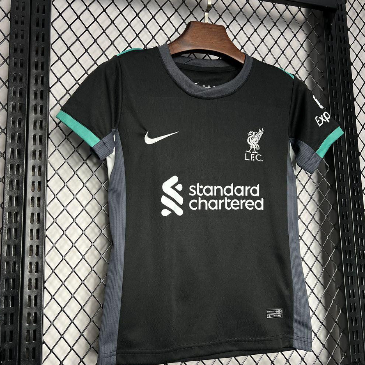 24/25 Kids Liverpool Away Black Jersey