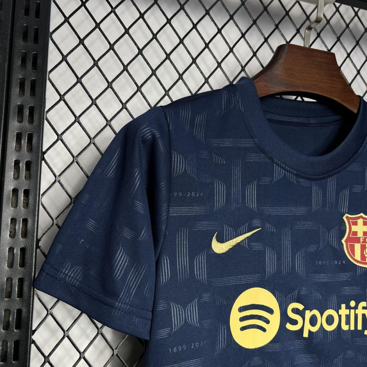 24/25 Kids Barcelona Away Navy Jersey