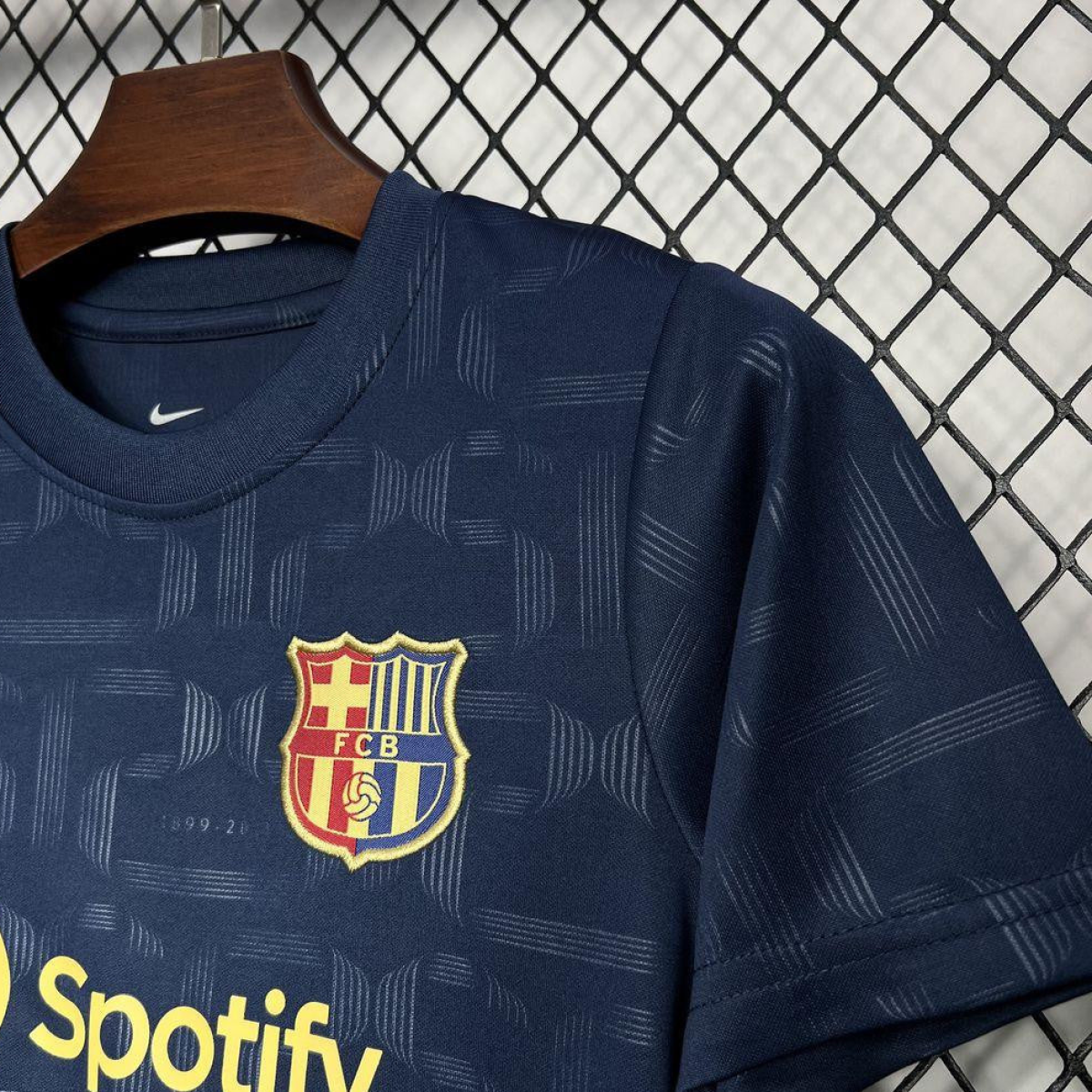 24/25 Kids Barcelona Away Navy Jersey