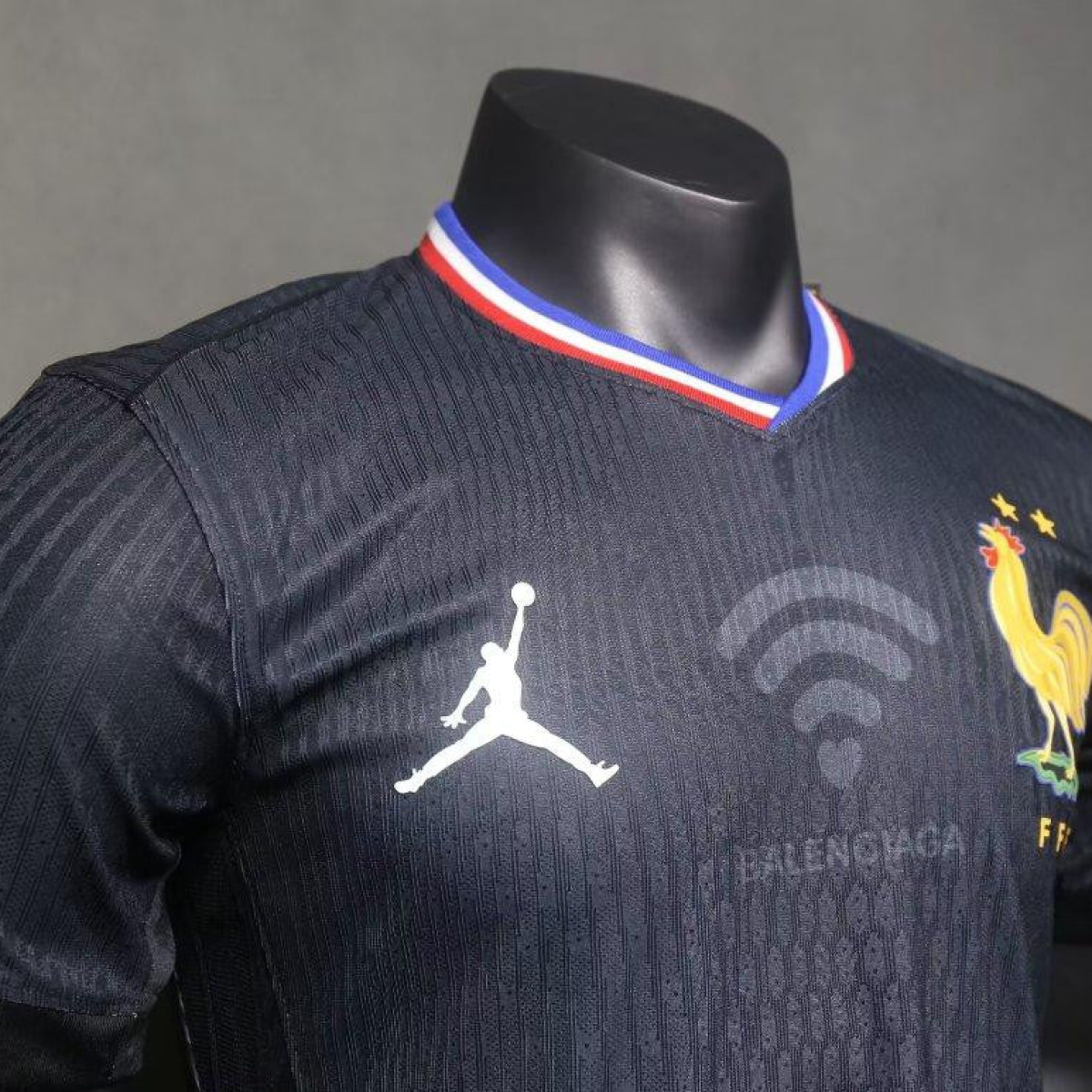 Player Version 2024 France x Balenciaga Navy Special Jersey