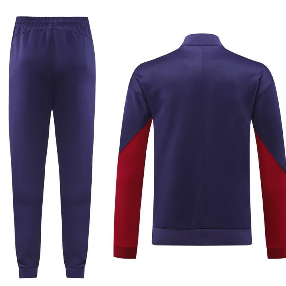 2024 England Navy Full Zipper Jacket +Long Pants