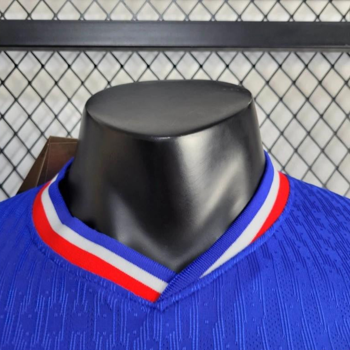 Player Version 2024 France Home Long Sleeve Jersey