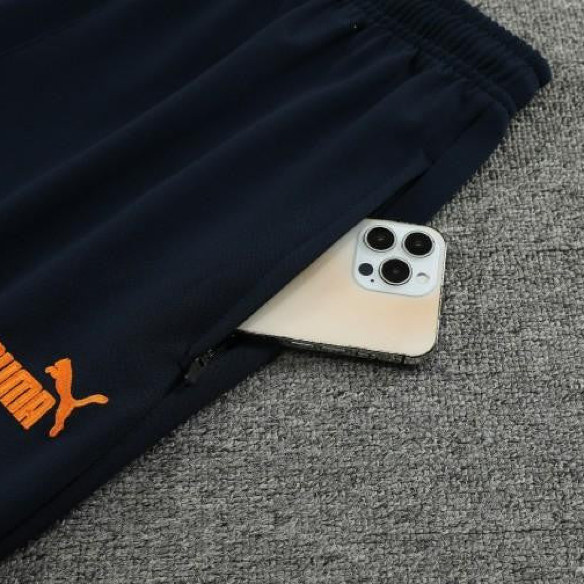 2024 Ivory Coast Orange Full Zipper Hoodie Jacket+Pants