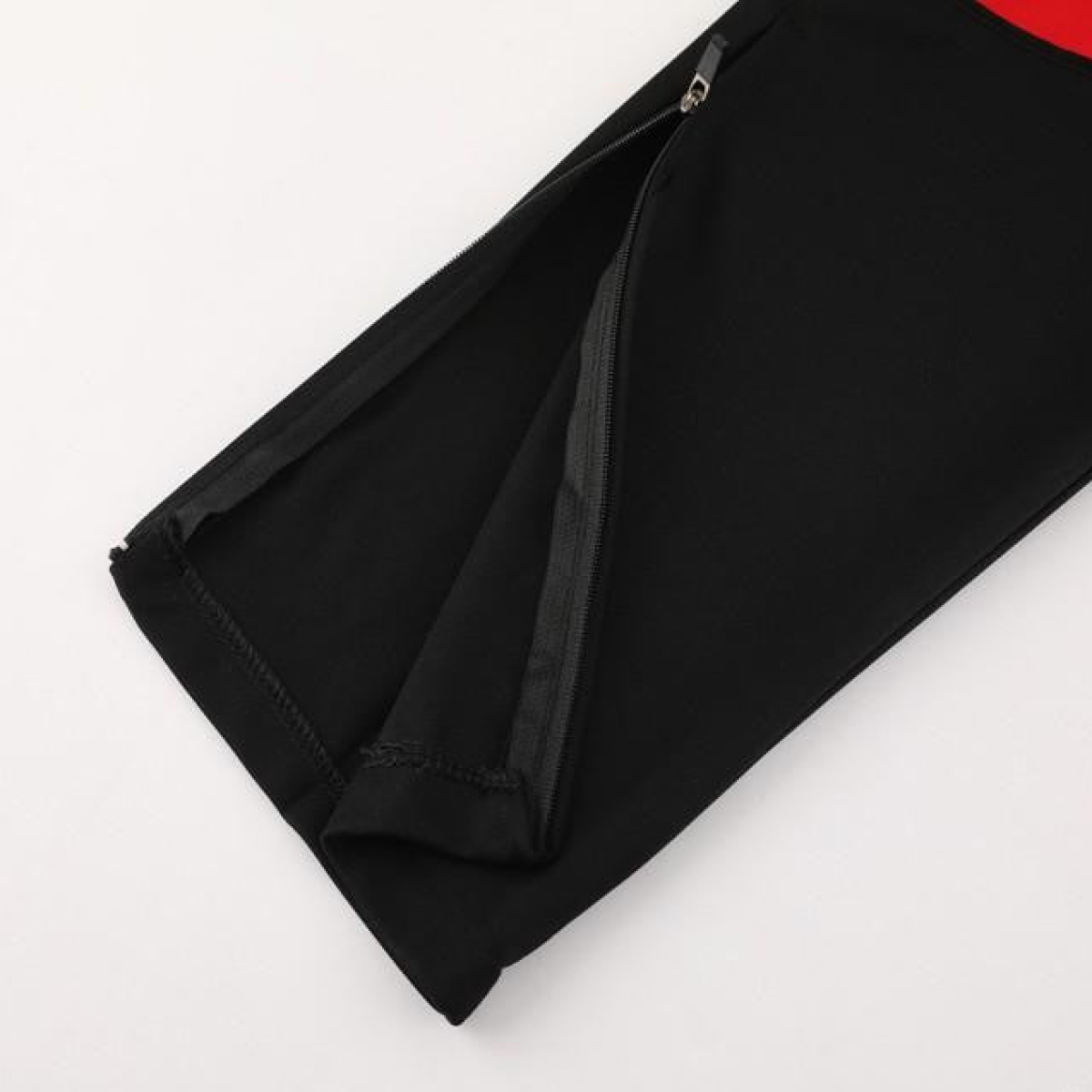 2024 Nike Red/Black Half Zipper Jacket+Pants