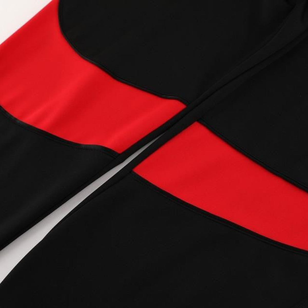 2024 Nike Red/Black Half Zipper Jacket+Pants