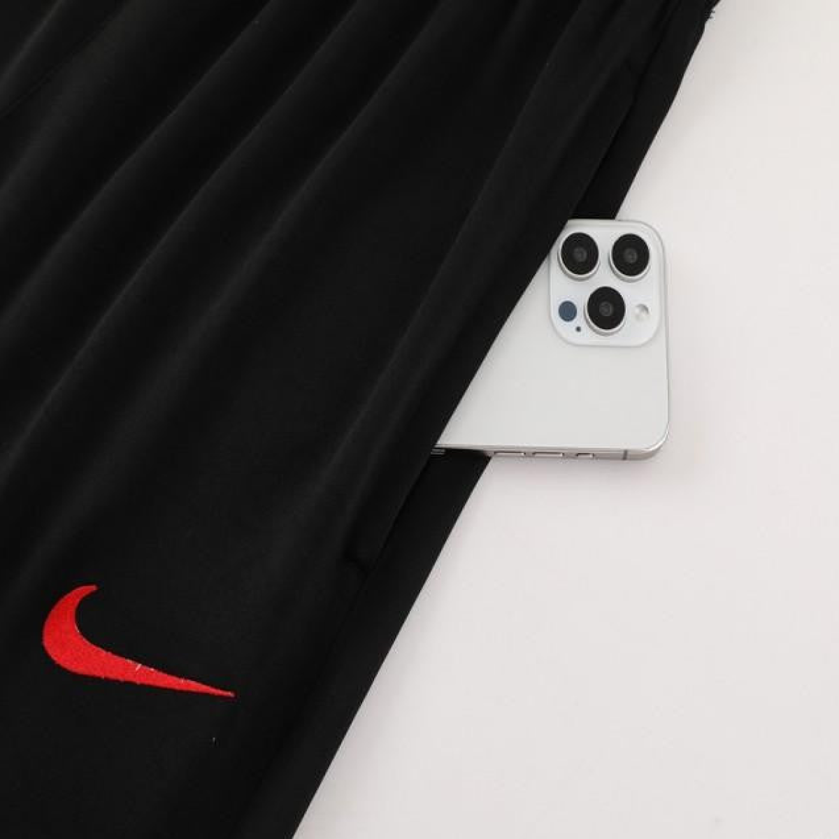2024 Nike Red/Black Half Zipper Jacket+Pants