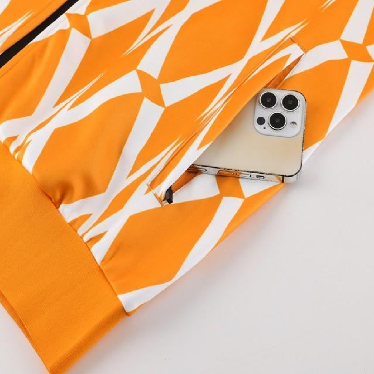 2024 Ivory Coast Orange Full Zipper Jacket+Pants