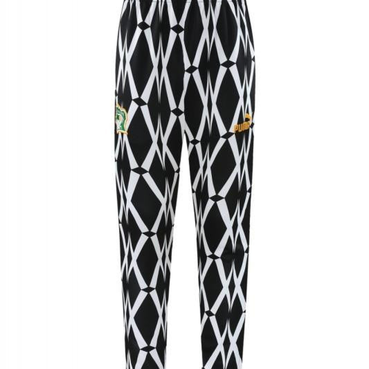 2024 Ivory Coast Orange Full Zipper Jacket+Pants