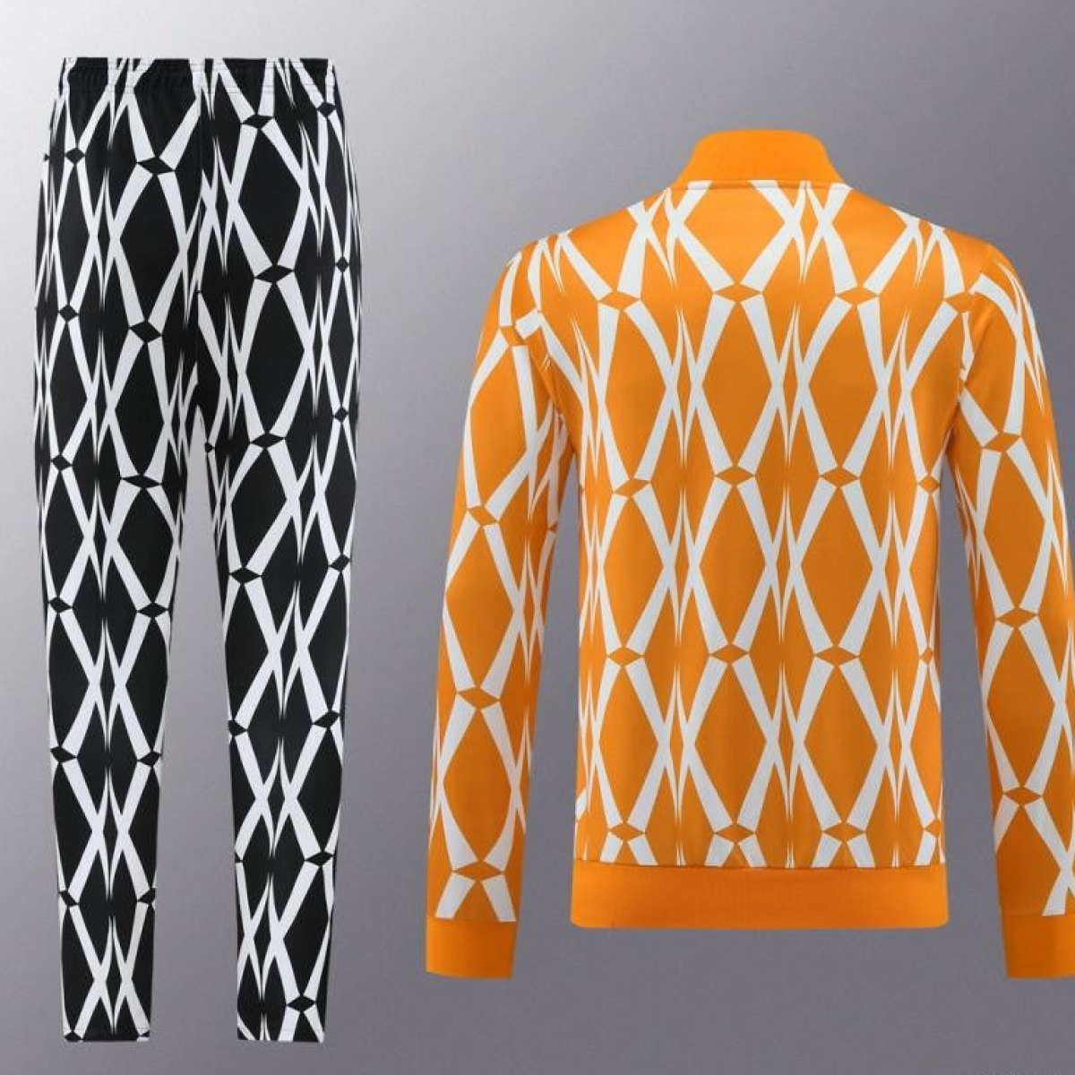 2024 Ivory Coast Orange Full Zipper Jacket+Pants
