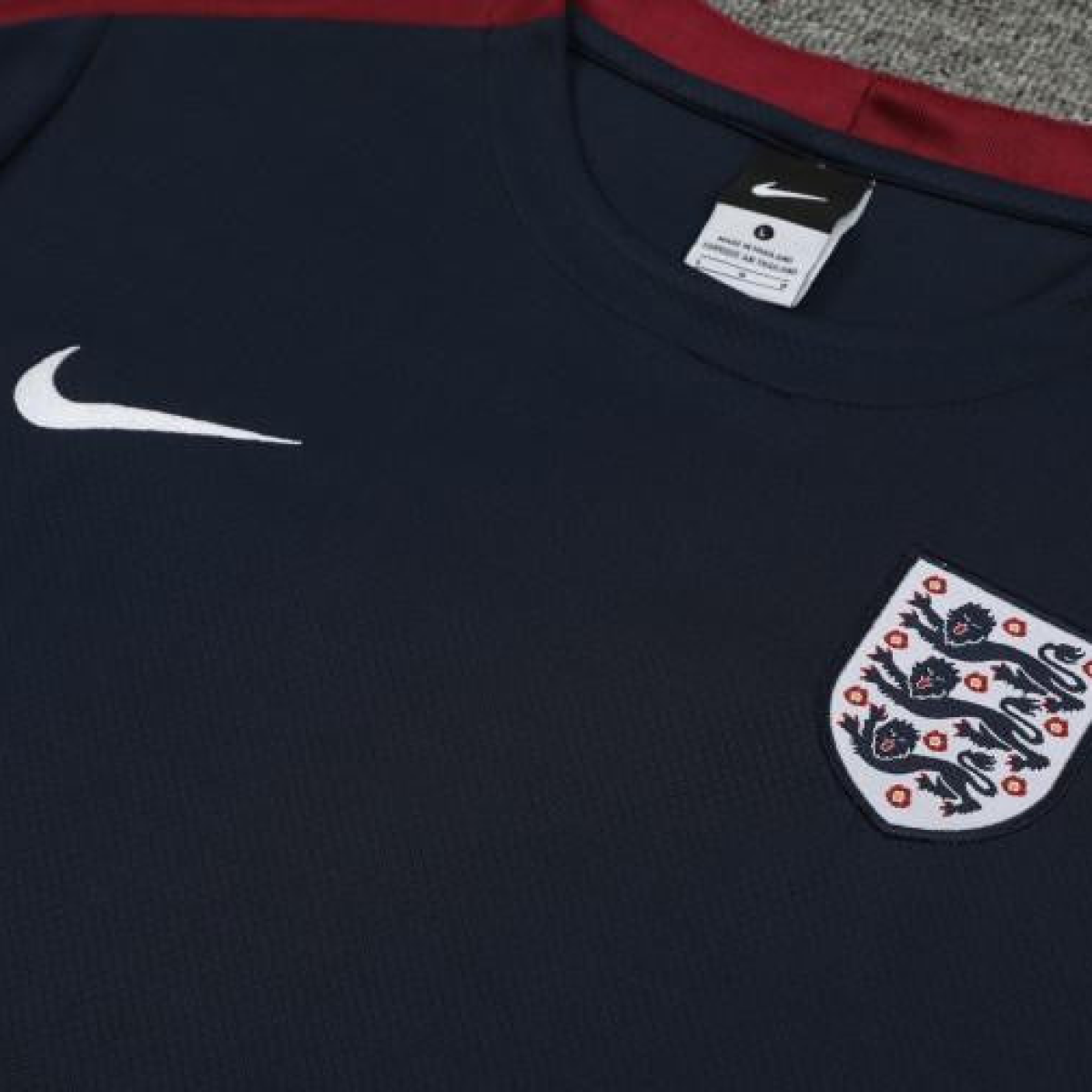2024 England Navy Cotton Short Sleeve Jersey+Shorts