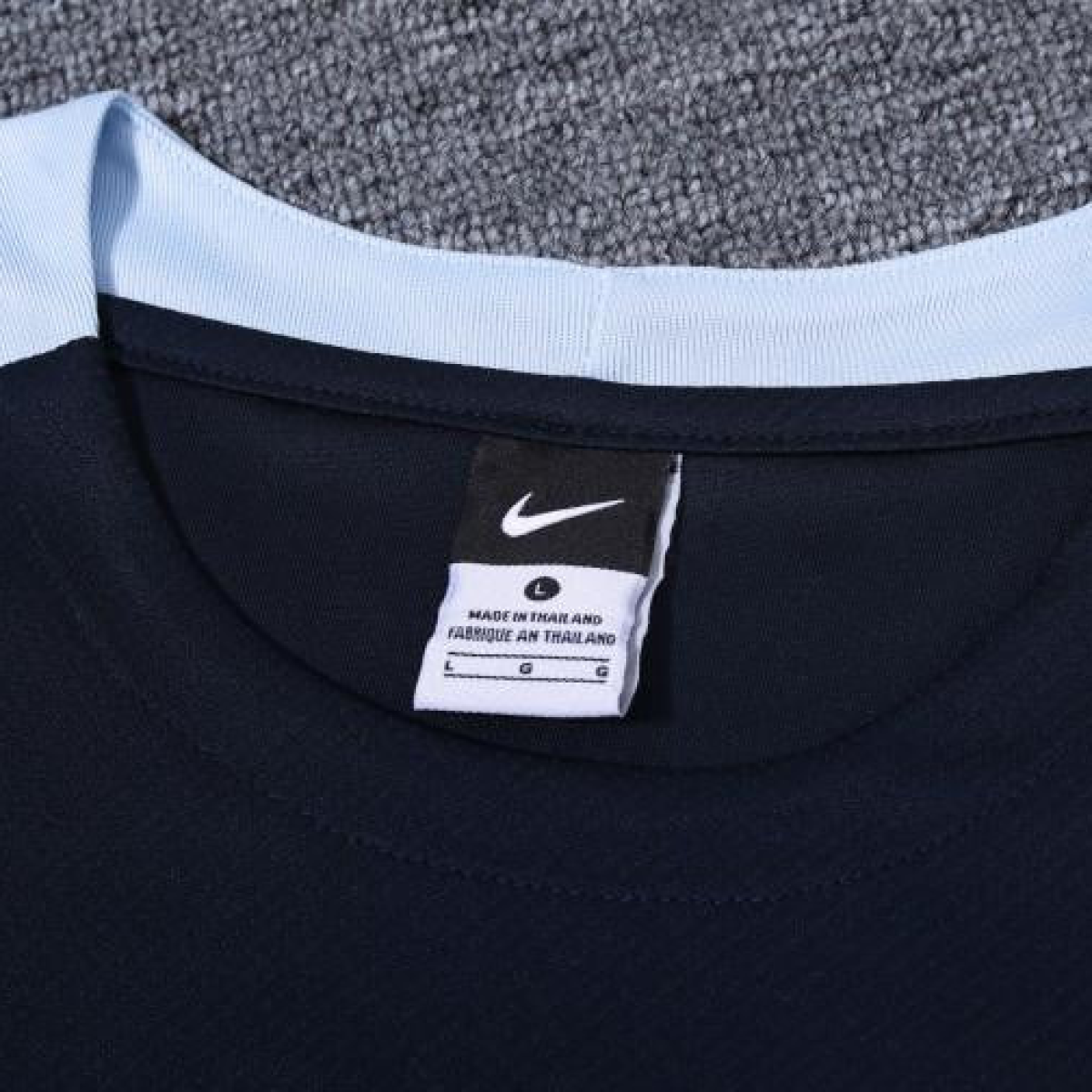 2024 France Cotton Navy Short Sleeve Jersey+Shorts