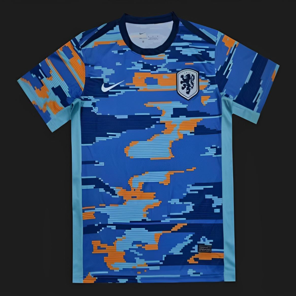 2024 Netherlands Blue Pre-Match Jersey