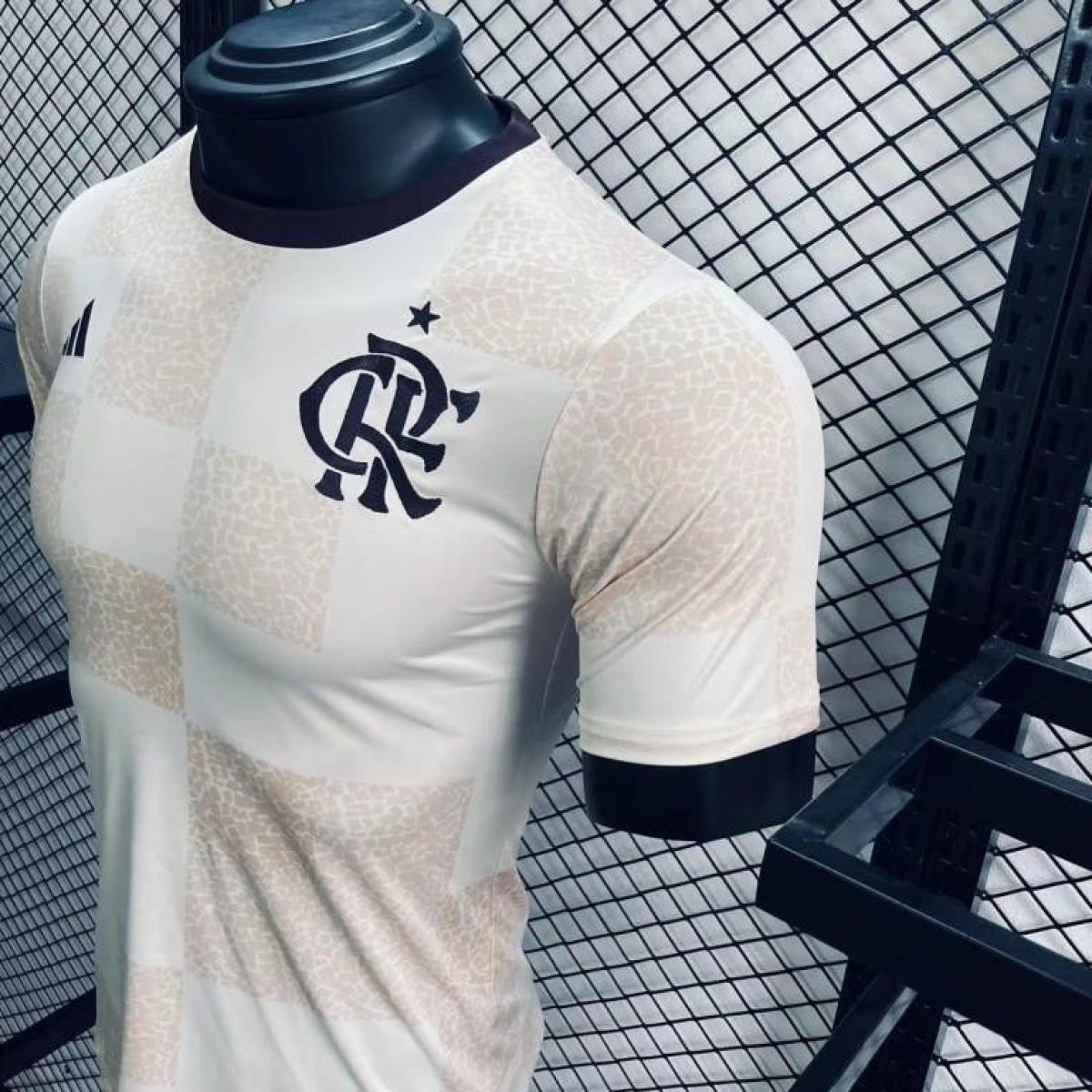 Player Version 24/25 Flamengo Pre-Match White Training Jersey