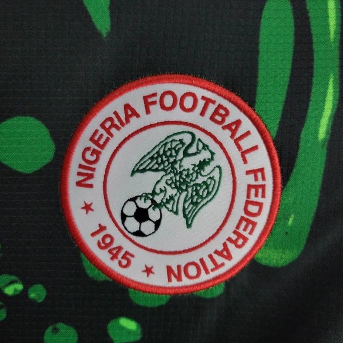 2024 Nigeria Away Green Black Jersey