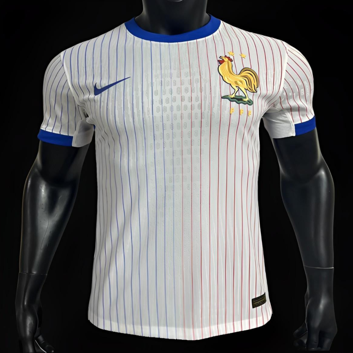 Player Version 2024 France Away White Jersey