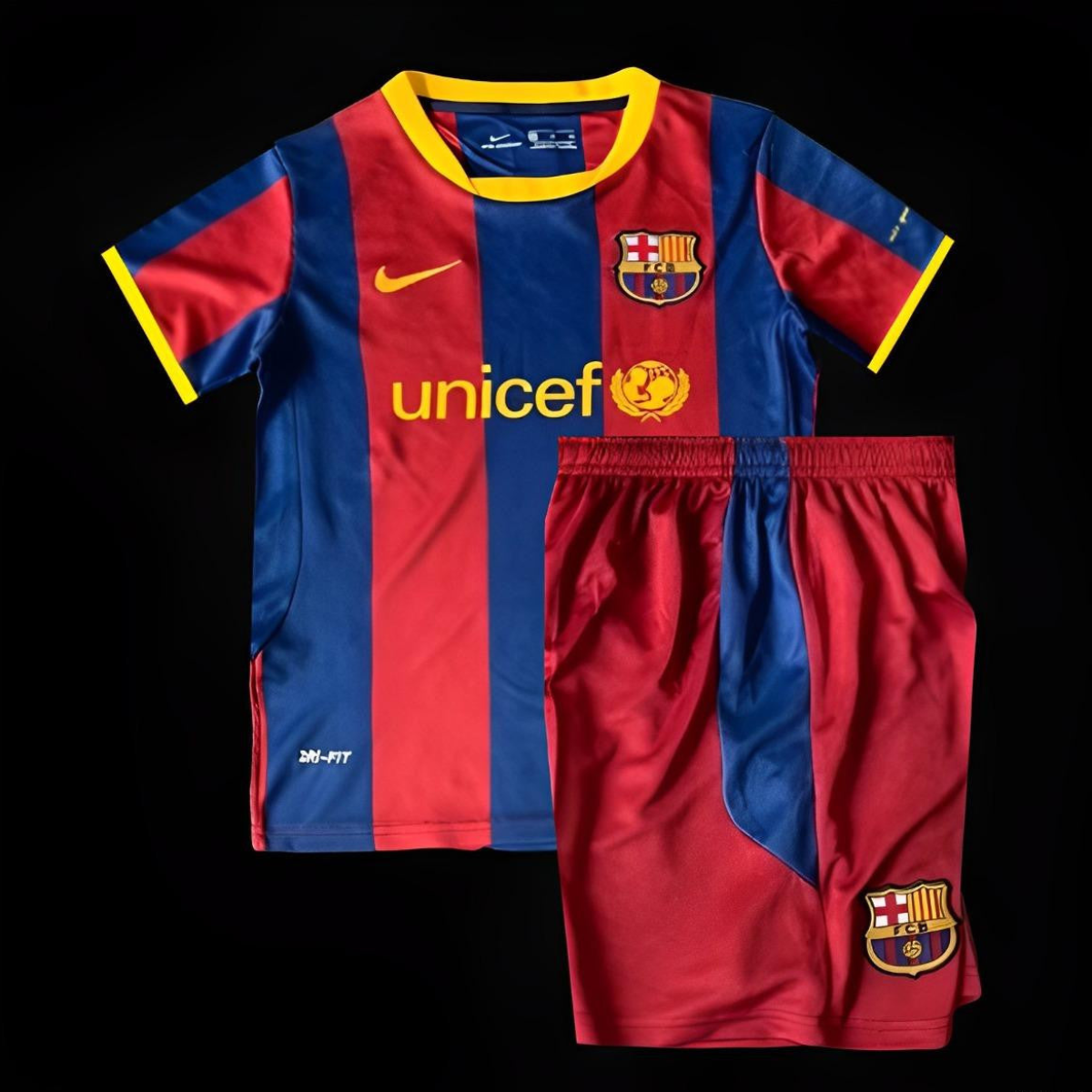 Retro Kids 10/11 Barcelona Home Jersey