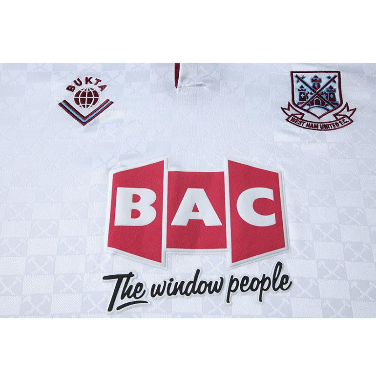 Retro 89/90 West Ham United Away White Jersey