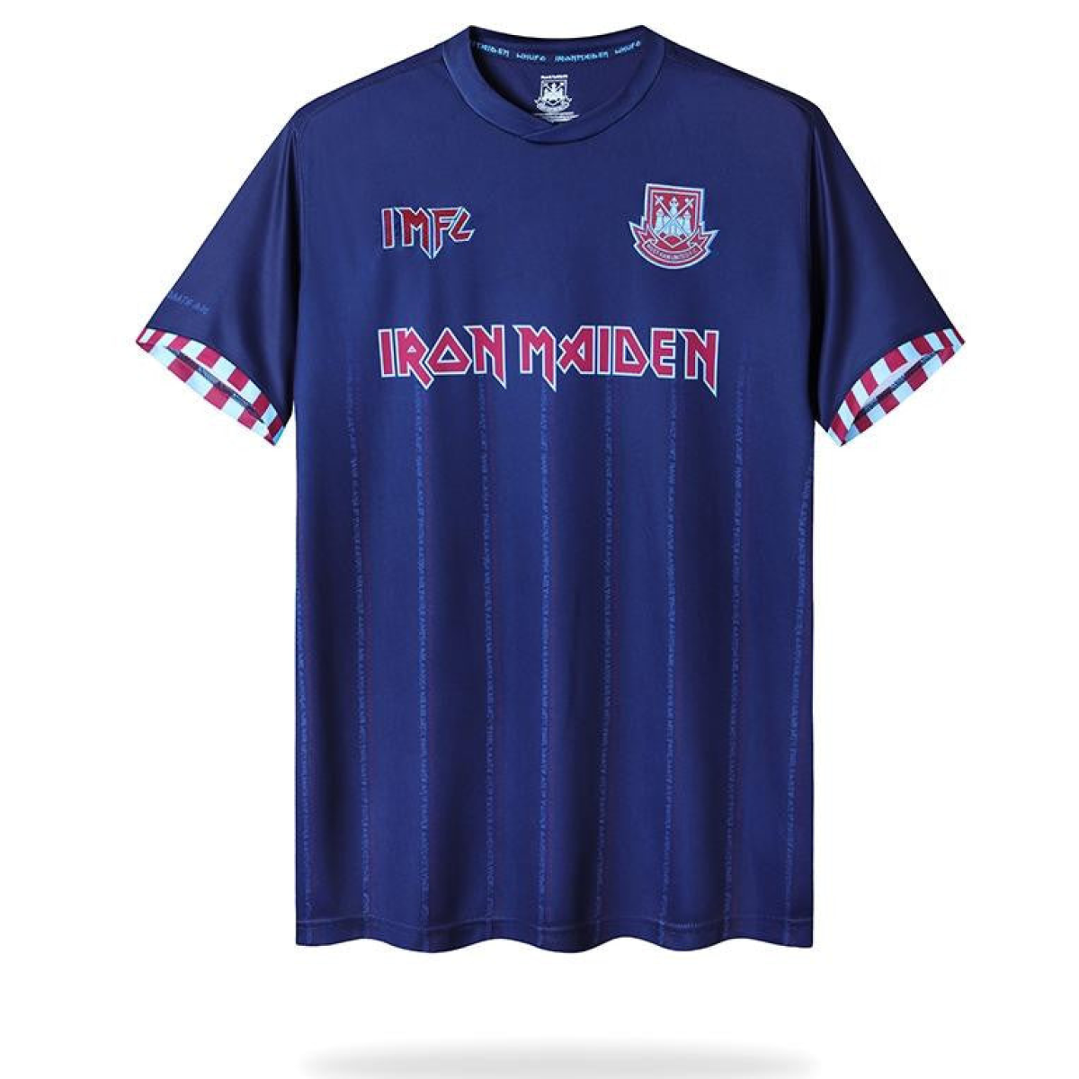 Retro 22/23 Iron Maiden X West Ham Navy Jersey