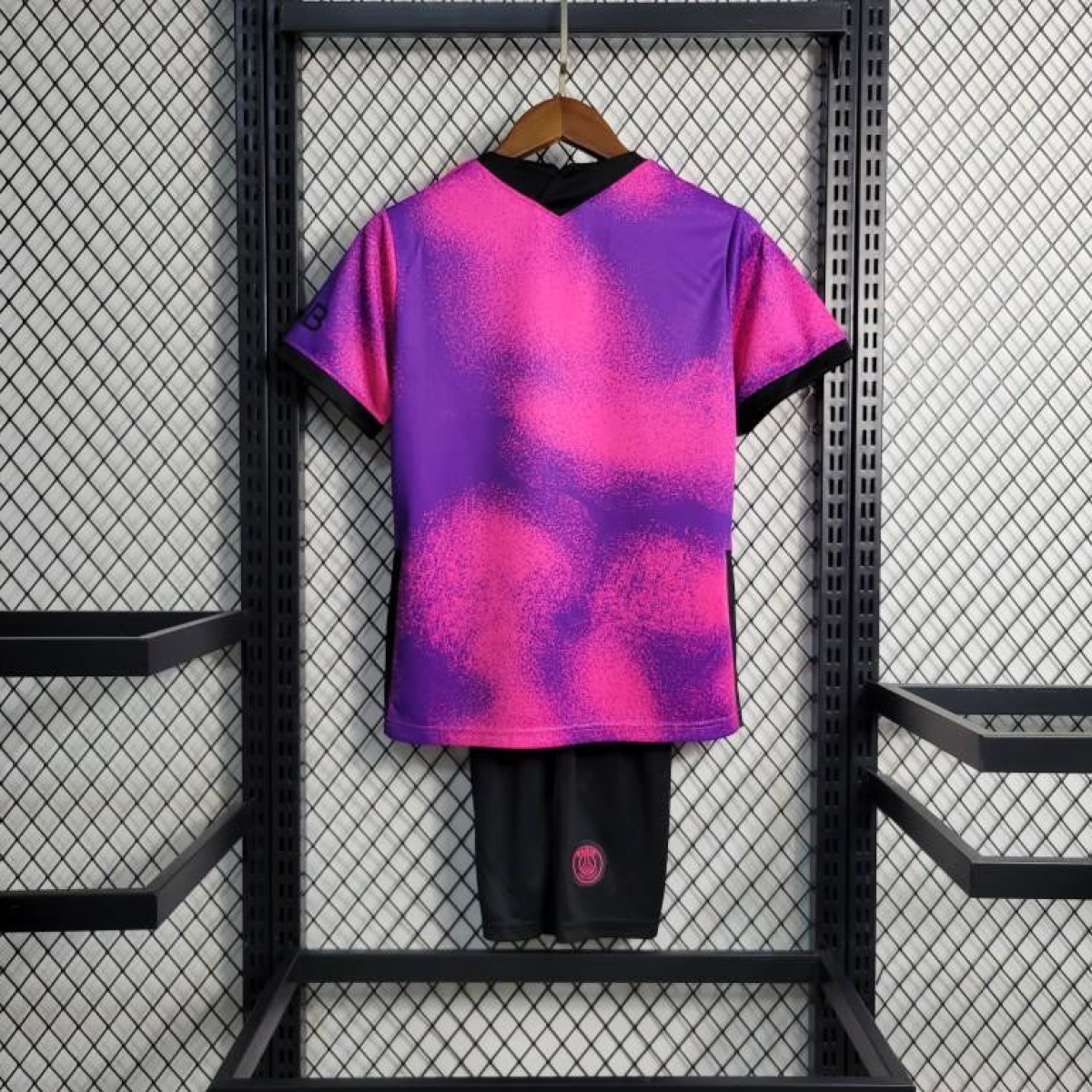 Retro 20-21 Kids PSG Paris Forth Pink Jersey