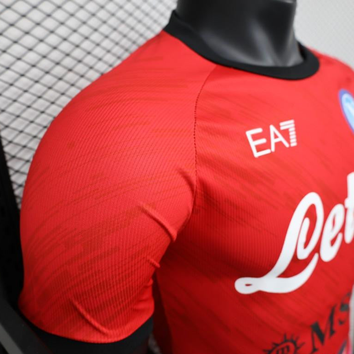 Player Version SSC Napoli Face Game Pierluigi Gollini Goalkeeper Jersey