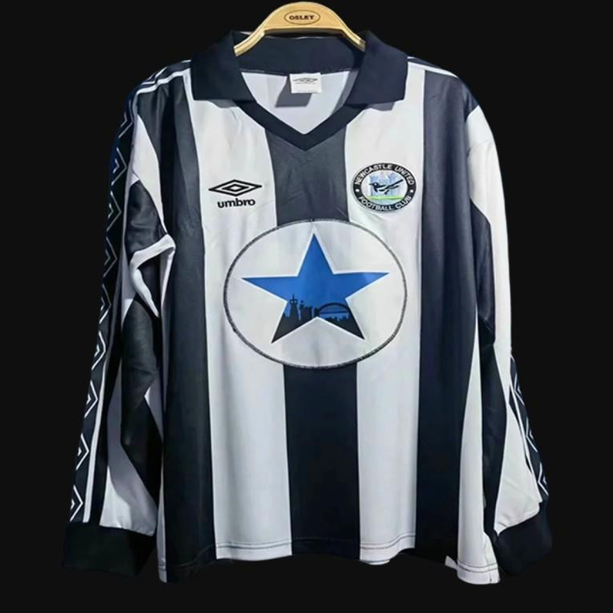 Retro 80/82 Newcastle United Home Long Sleeve