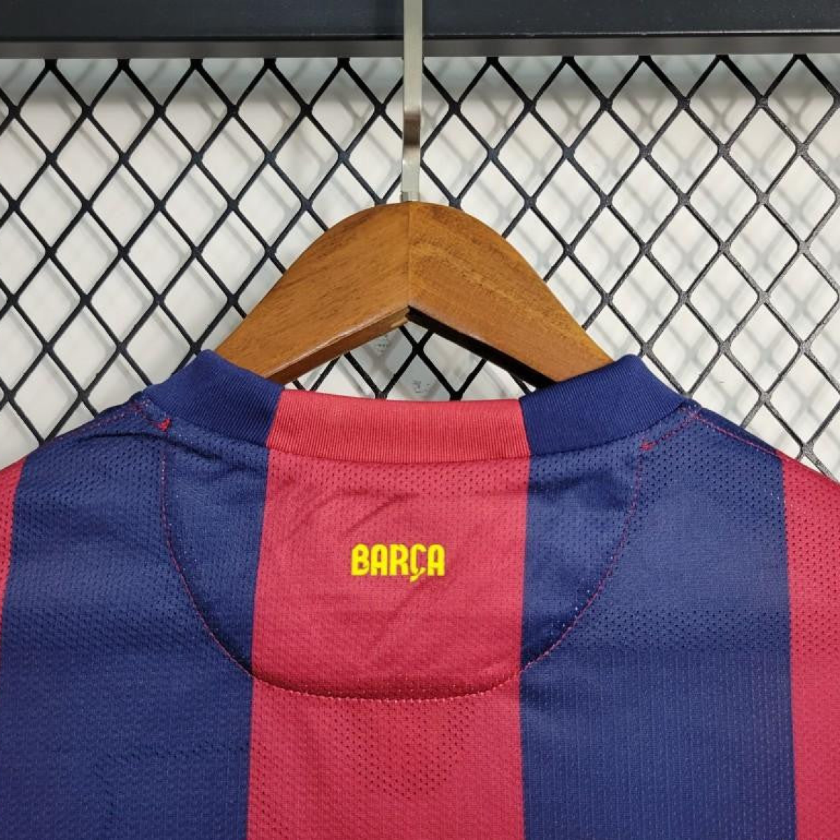 Retro14-15 Barcelona Home Long Sleeve Jersey