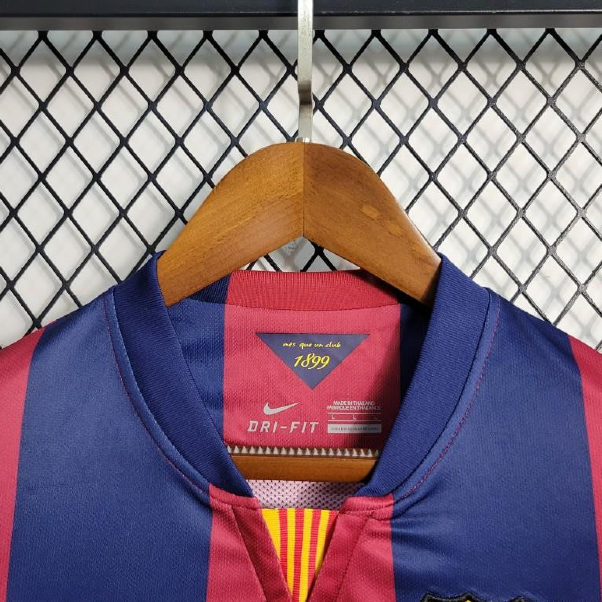 Retro14-15 Barcelona Home Long Sleeve Jersey