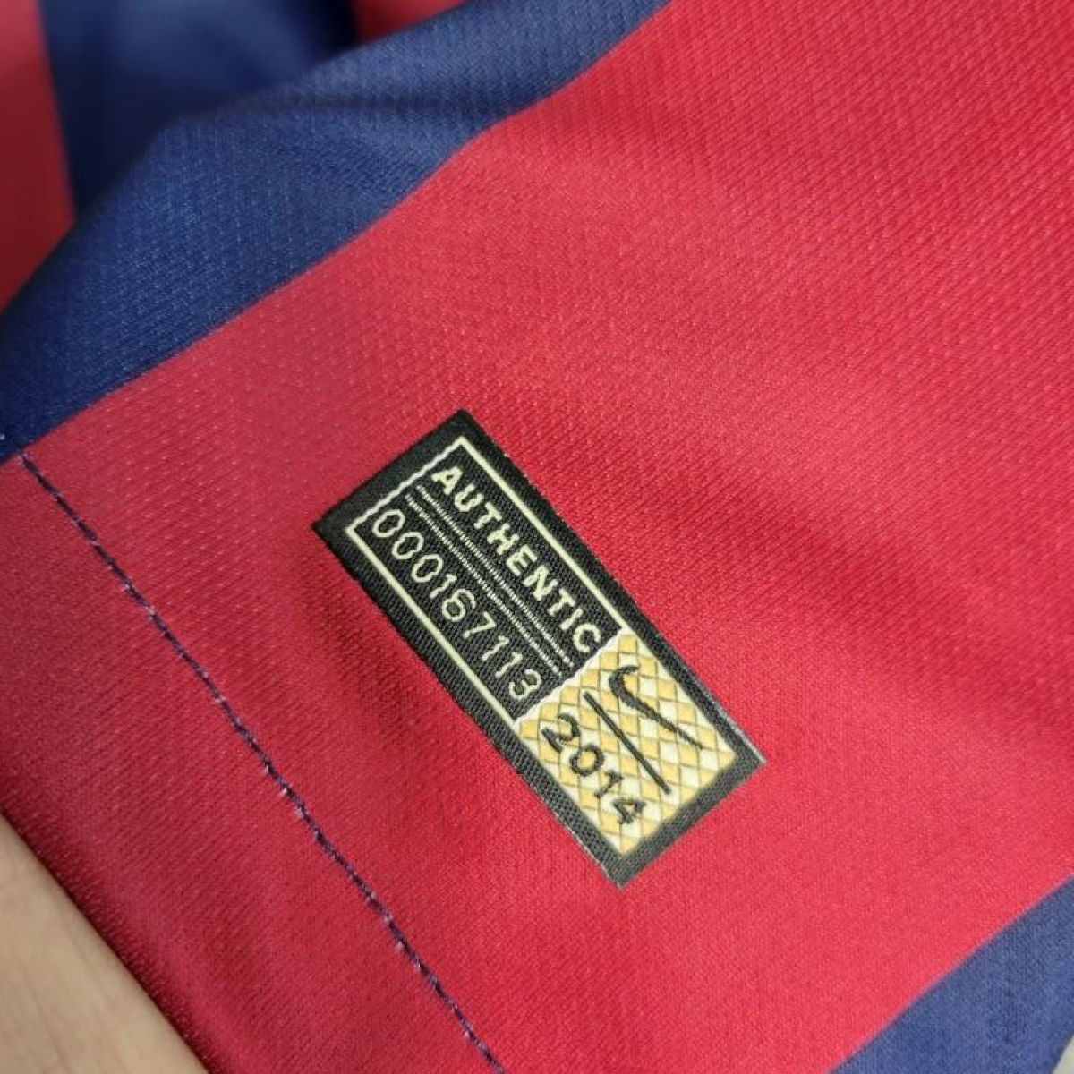 Retro14-15 Barcelona Home Long Sleeve Jersey