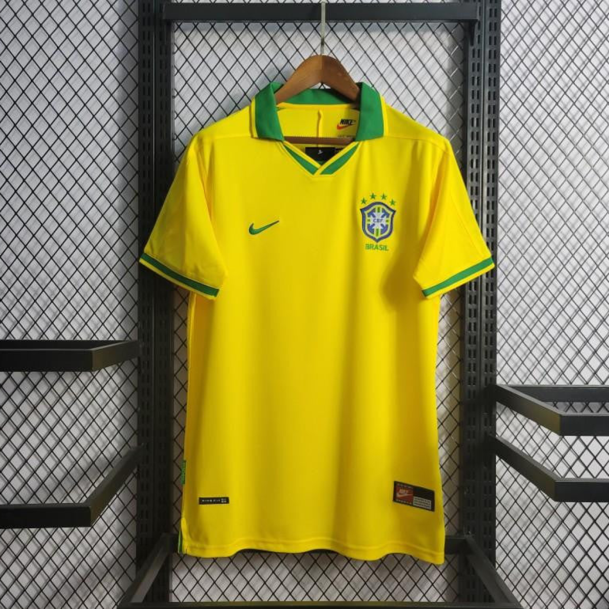 Retro1997 Brazil Home Jersey
