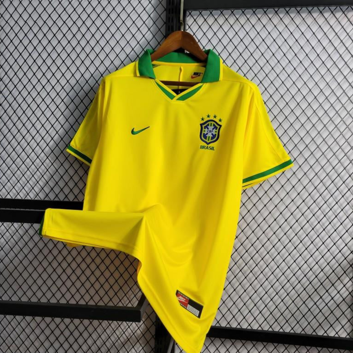 Retro1997 Brazil Home Jersey