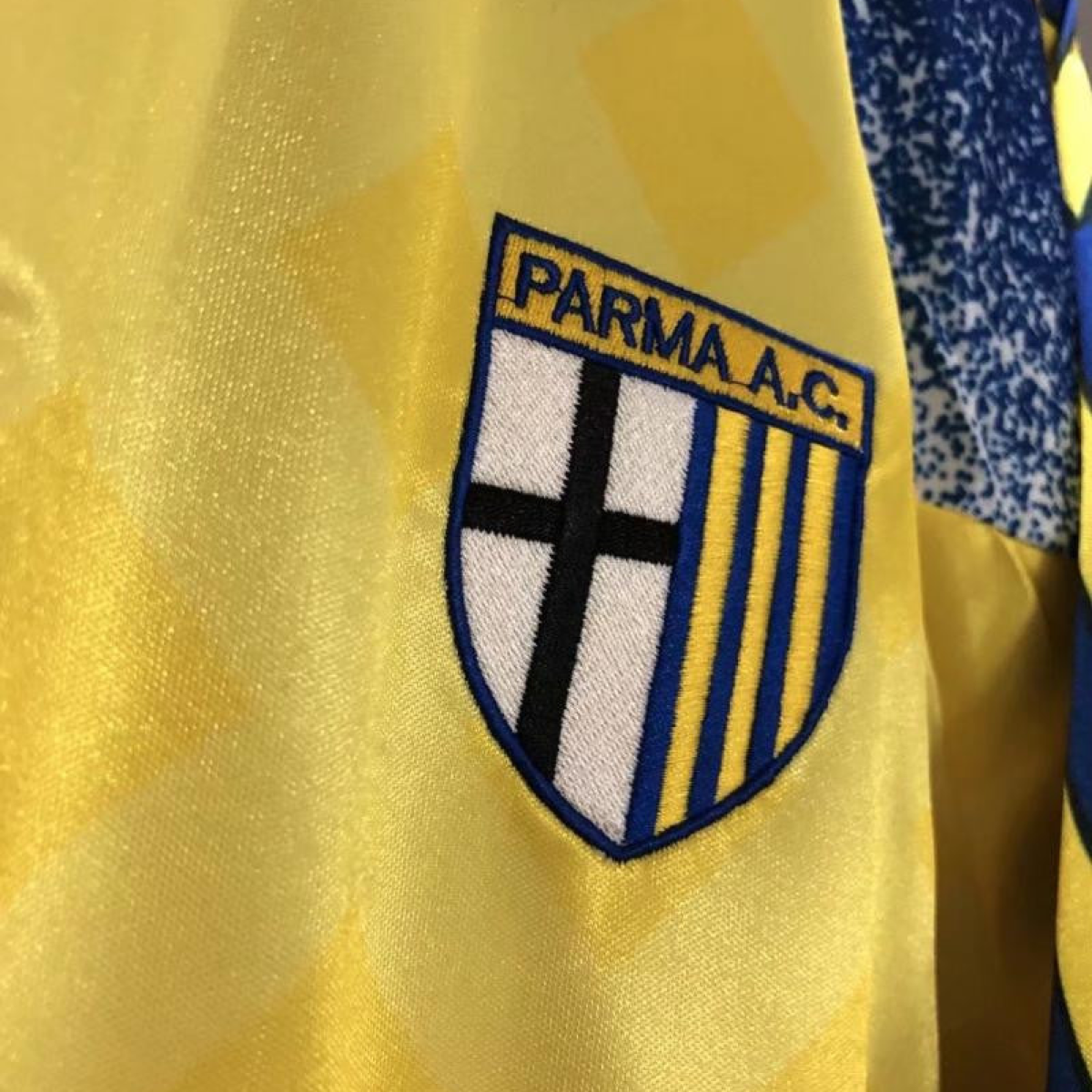 Retro 95/97 Parma Away Yellow Soccer Jersey