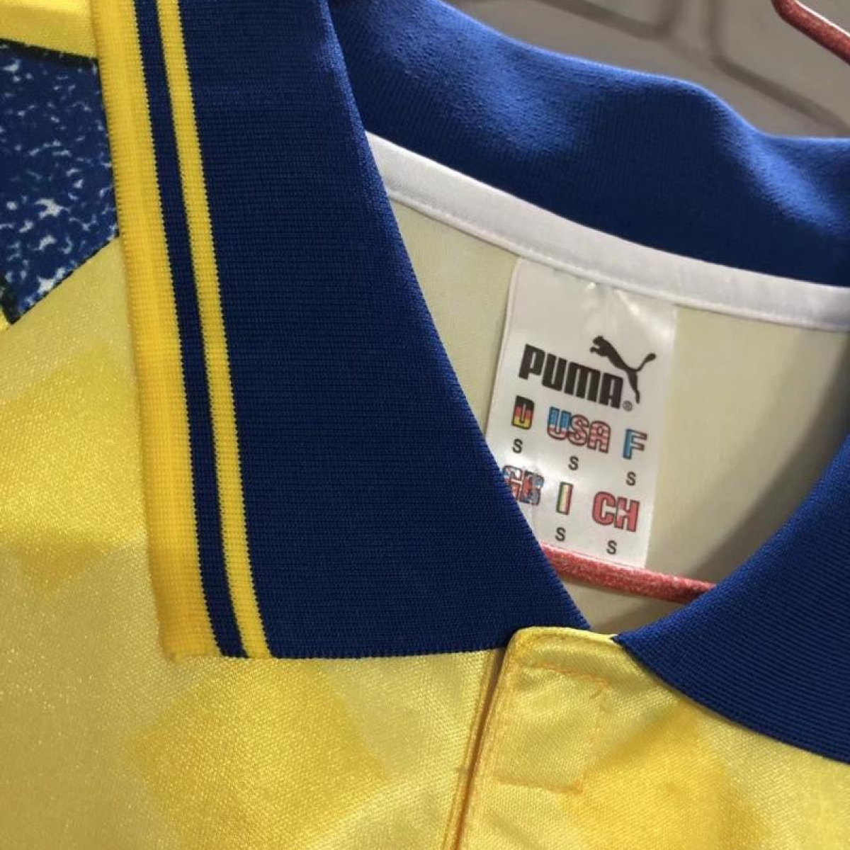 Retro 95/97 Parma Away Yellow Soccer Jersey