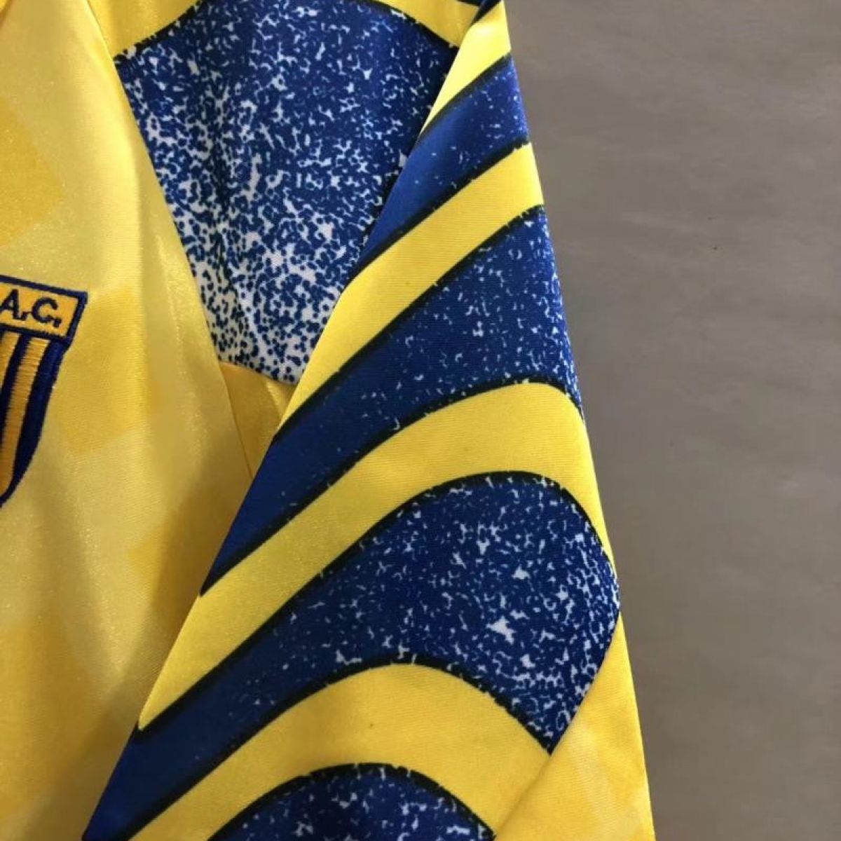 Retro 95/97 Parma Away Yellow Soccer Jersey
