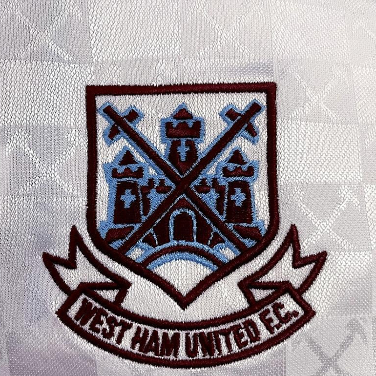 Retro 89/90 West Ham Away Soccer Jersey