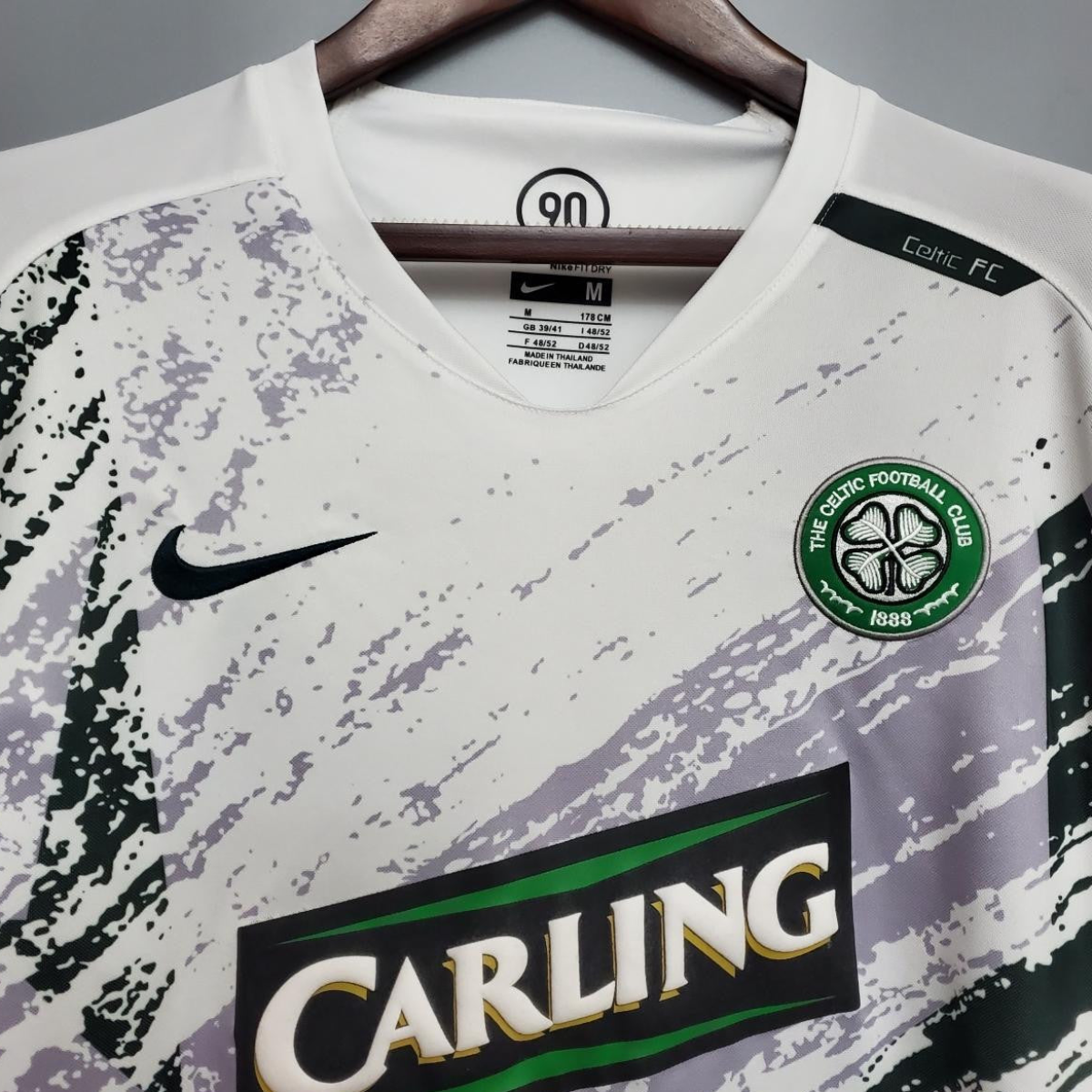 Retro 07/08 Celtic away white Soccer Jersey