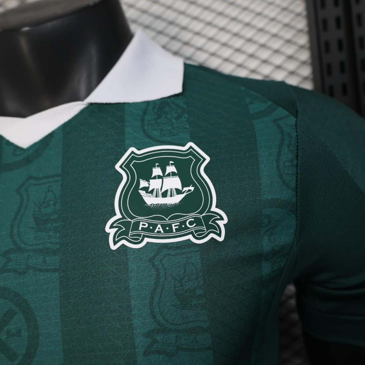 Player Version 25/26 Plymouth Home Jersey Argyle Green with Puma Logo Design