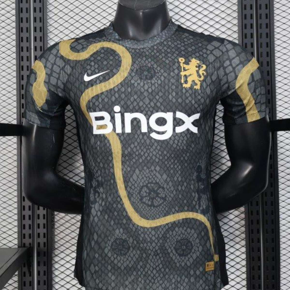 Player Version 25/26 Chelsea Bingx Black with Snake Pattern Design Jersey