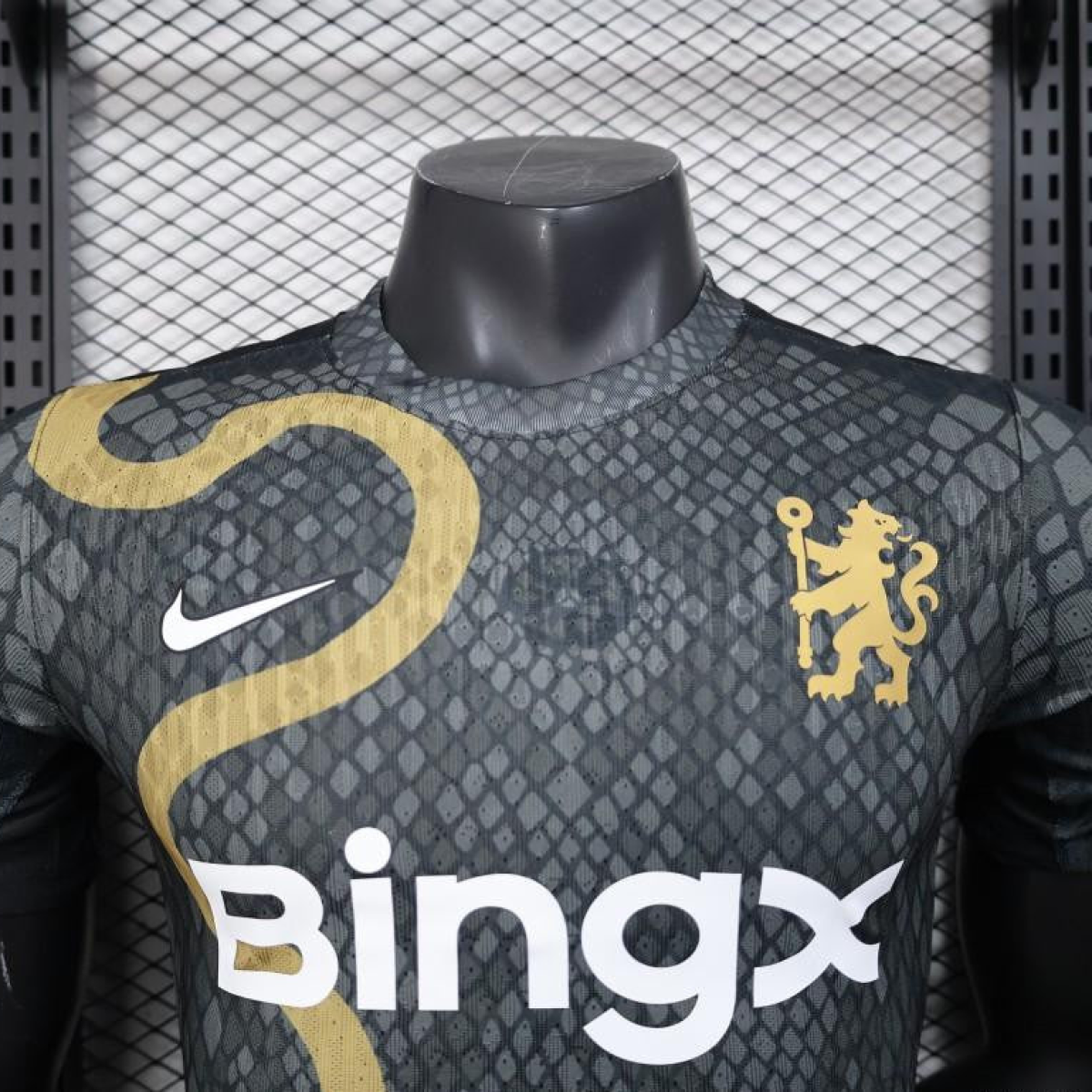 Player Version 25/26 Chelsea Bingx Black with Snake Pattern Design Jersey