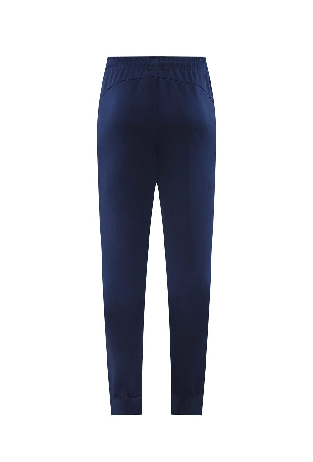 2024 France Navy Full Zipper Jacket +Long Pants