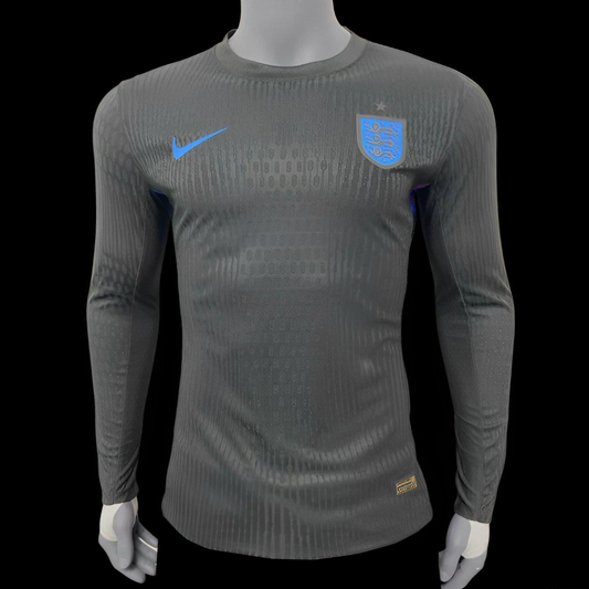 Player Version 2025 England Away Long Sleeve Jeresy