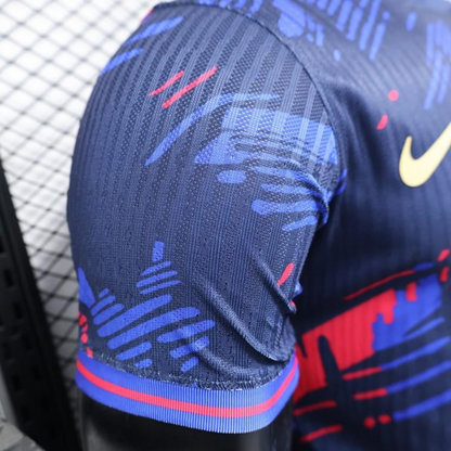 Player Version 25/26 FC Barcelona Navy Blue with Spotify Sponsor Jersey