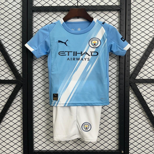 25/26 Kids Manchester City Home Size 16-28 Jersey