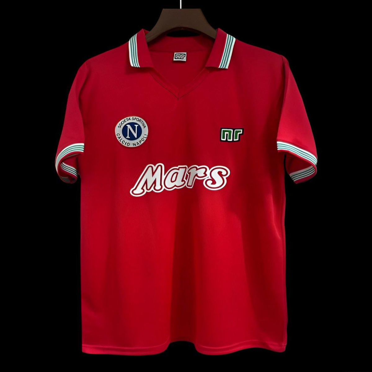 Retro 88/89 Napoli Third Red Jersey
