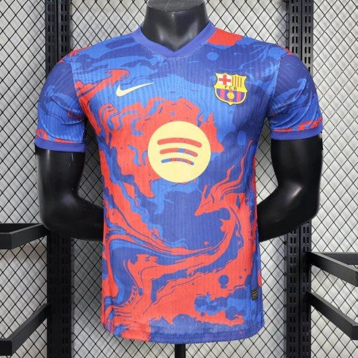 25/26 Player Version Barcelona Blue Flame Special Edition Jersey