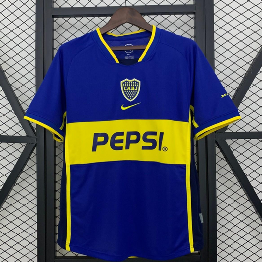 02/03 Retro Boca Juniors Home Jersey