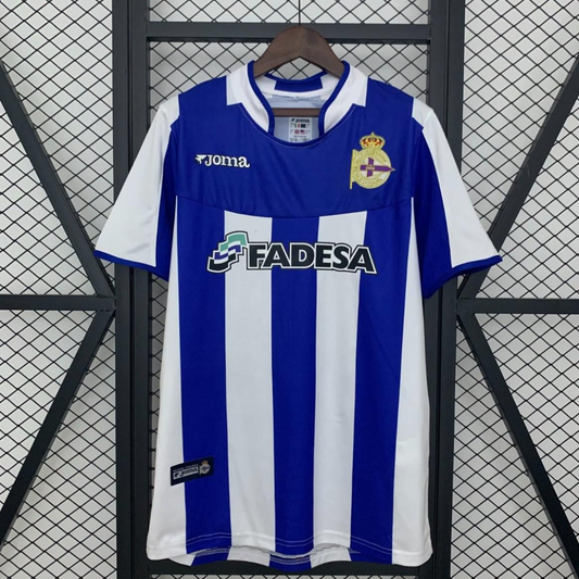 03/04 Retro Deportivo La Coruna Home Jersey